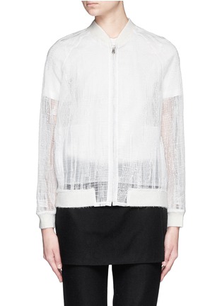 Main View - Click To Enlarge - 3.1 PHILLIP LIM - Rip effect embroidery jacket