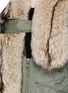 Detail View - Click To Enlarge - 3.1 PHILLIP LIM - Detachable coyote fur stole long nylon flight vest