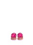 Figure View - Click To Enlarge - LUCKY SOLE - 'Mini Bloom' infant glitter flower appliqué sandals