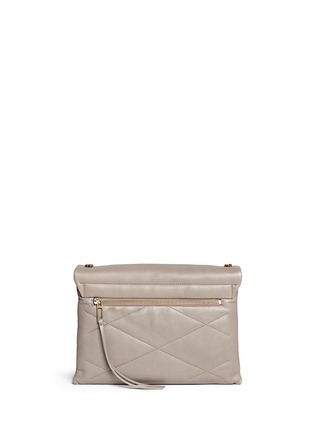 Back View - Click To Enlarge - LANVIN - 'Sugar' medium quilted leather flap bag