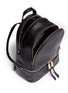 Detail View - Click To Enlarge - MICHAEL KORS - 'Rhea' small 18k gold plated leather backpack