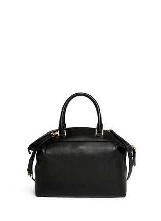 Back View - Click To Enlarge - MICHAEL KORS - 'Riley' large pebbled leather satchel
