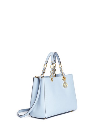 Front View - Click To Enlarge - MICHAEL KORS - 'Cynthia' large saffiano leather satchel