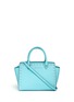 Main View - Click To Enlarge - MICHAEL KORS - 'Selma Stud' medium saffiano leather satchel