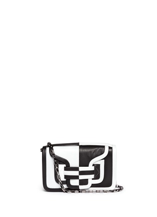 Main View - Click To Enlarge - PIERRE HARDY - 'Alpha' small colourblock lamb leather shoulder bag