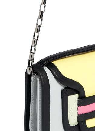 Detail View - Click To Enlarge - PIERRE HARDY - 'Alpha' colourblock grainy leather shoulder bag