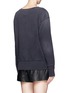 Back View - Click To Enlarge - CURRENT/ELLIOTT - Studded cotton sweatshirt