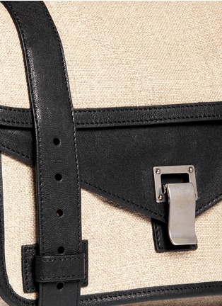 Detail View - Click To Enlarge - PROENZA SCHOULER - PS1 medium linen satchel