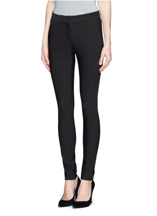 Front View - Click To Enlarge - STELLA MCCARTNEY - Iconic Ivy twill stretch pants