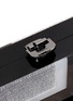 Detail View - Click To Enlarge - RAFÉ - Alicia lucite metallic box clutch