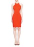 Main View - Click To Enlarge - STELLA MCCARTNEY - Victoria contrast panel sleeveless dress