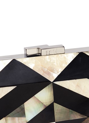 Detail View - Click To Enlarge - RAFÉ - Dawn geometric shell panel box clutch