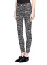 Front View - Click To Enlarge - STELLA MCCARTNEY - Heart print skinny jeans