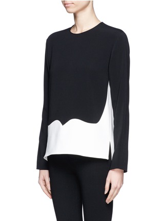 Front View - Click To Enlarge - STELLA MCCARTNEY - Contrast panel top