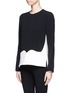 Front View - Click To Enlarge - STELLA MCCARTNEY - Contrast panel top