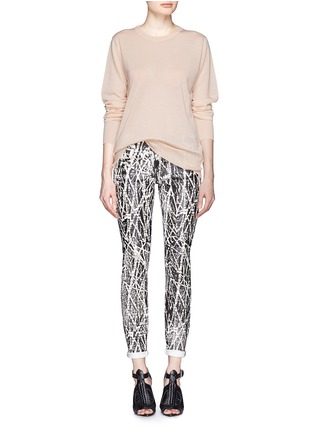 Figure View - Click To Enlarge - PROENZA SCHOULER - Twig print skinny jeans