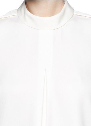Detail View - Click To Enlarge - 3.1 PHILLIP LIM - Stand collar silk sleeveless tunic