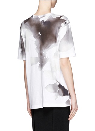 Back View - Click To Enlarge - JASON WU - Abstract floral print T-shirt