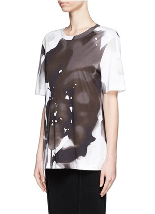 Front View - Click To Enlarge - JASON WU - Abstract floral print T-shirt