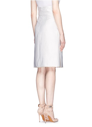 Back View - Click To Enlarge - THAKOON - Layered front A-line skirt