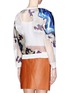 Back View - Click To Enlarge - 3.1 PHILLIP LIM - Geode embroidery sheer sweatshirt