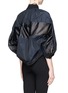 Back View - Click To Enlarge - SACAI - Sheer trim perforated panel bomber jacket