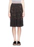 Main View - Click To Enlarge - STELLA MCCARTNEY - Lucy daisy devoré sheer skirt
