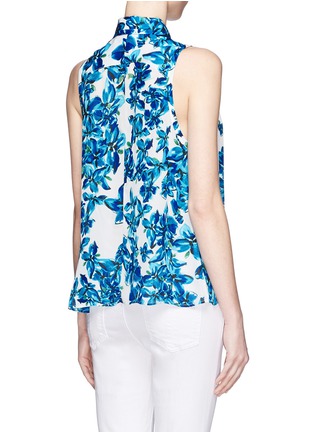 Back View - Click To Enlarge - TANYA TAYLOR - Shirley printed sleeveless shirt