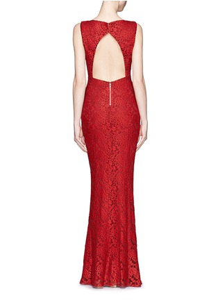 Figure View - Click To Enlarge - ALICE & OLIVIA - Sachi open-back lace gown