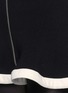 Detail View - Click To Enlarge - MC Q - Contrast trim peplum zip cardigan