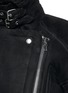 Detail View - Click To Enlarge - MC Q - Shearling biker jacket