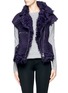 Main View - Click To Enlarge - MC Q - Suede shearling gilet