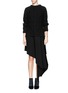 Figure View - Click To Enlarge - MC Q - Asymmetric drape wool skirt