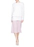 Figure View - Click To Enlarge - CHLOÉ - Cashmere knit culottes