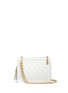 Main View - Click To Enlarge - VINTAGE CHANEL - Tassel charm quilted leather bag