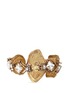 Back View - Click To Enlarge - ERICKSON BEAMON - 'Heart of Gold' gauze bound crystal bracelet