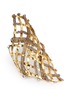 Detail View - Click To Enlarge - ERICKSON BEAMON - 'Heart of Gold' gauzy crystal cuff