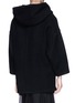 Back View - Click To Enlarge - CHLOÉ - Oversized wool blend hood coat