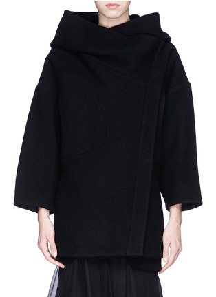 Main View - Click To Enlarge - CHLOÉ - Oversized wool blend hood coat