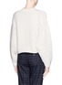 Back View - Click To Enlarge - CHLOÉ - Chunky knit cropped sweater
