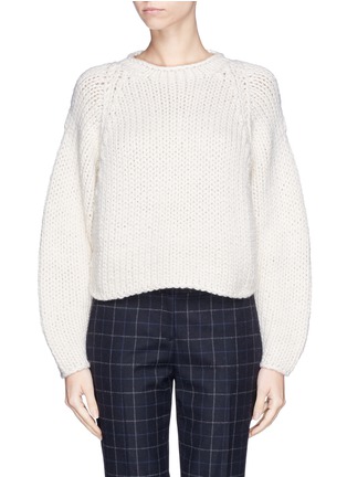Main View - Click To Enlarge - CHLOÉ - Chunky knit cropped sweater
