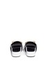 Back View - Click To Enlarge - STELLA LUNA - 'Stella' turnlock bar leather platform slide sandals