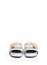 Front View - Click To Enlarge - STELLA LUNA - 'Stella' turnlock bar leather platform slide sandals