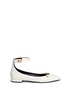 Main View - Click To Enlarge - STELLA LUNA - 'Stella' turnlock bar ankle strap leather flats