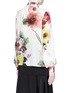 Back View - Click To Enlarge - LANVIN - Tie neck watercolour floral print silk top