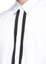 Detail View - Click To Enlarge - 71465 - Zipper placket cotton poplin shirt
