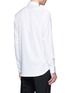 Back View - Click To Enlarge - 71465 - Zipper placket cotton poplin shirt