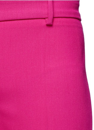 Detail View - Click To Enlarge - CÉDRIC CHARLIER - Virgin wool cropped pants