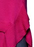 Detail View - Click To Enlarge - CÉDRIC CHARLIER - Ruffle hem virgin wool sweater
