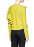 Back View - Click To Enlarge - CÉDRIC CHARLIER - Cascading ruffle sweater